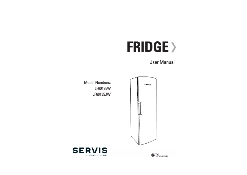 Imagen de la primera página del manual del dispositivo LF60185W