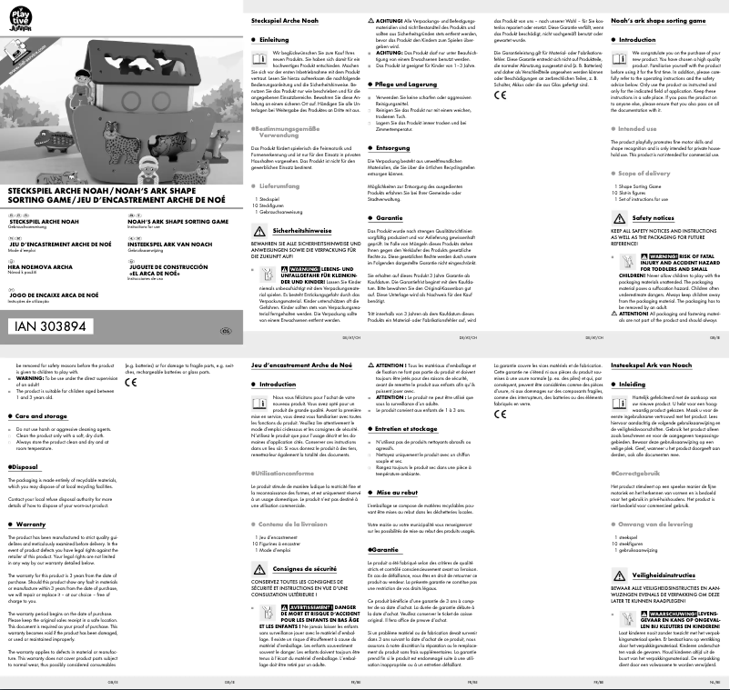 Página 1 del manual Manual de usuario Playtive HG04073