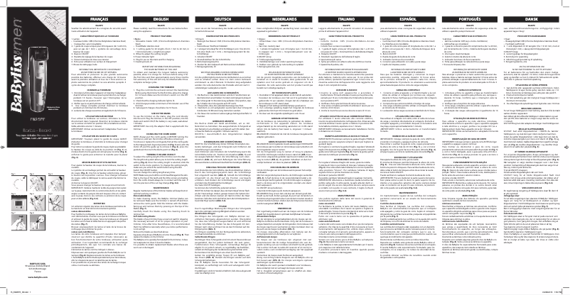 Imagen de la primera página del manual del dispositivo E825PE