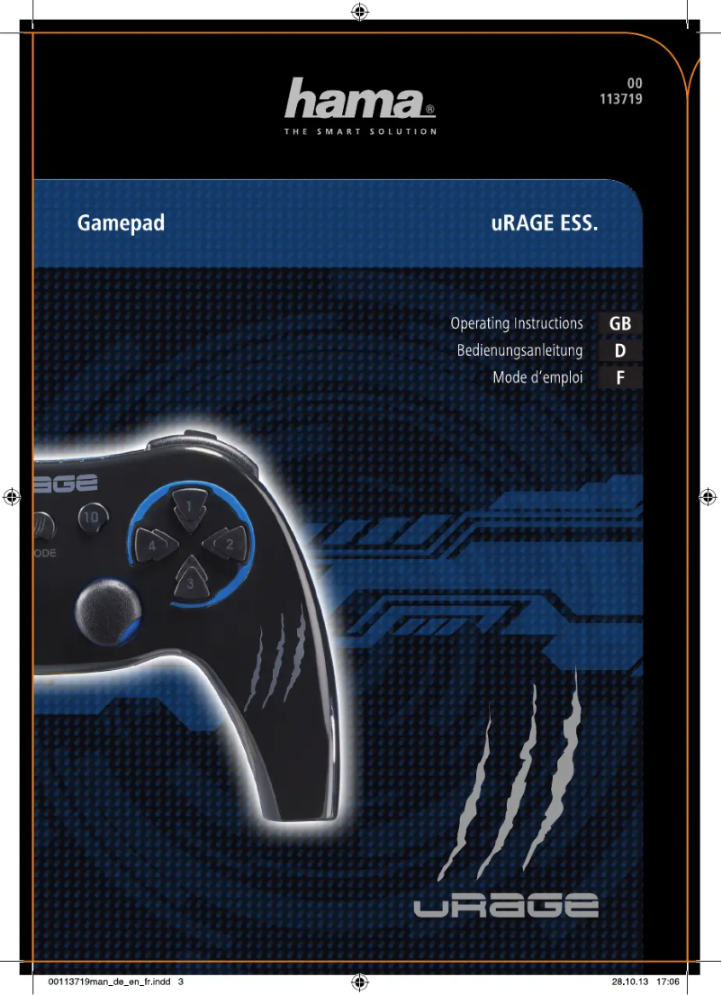 Página 1 del manual Manual de usuario Hama uRage Essential