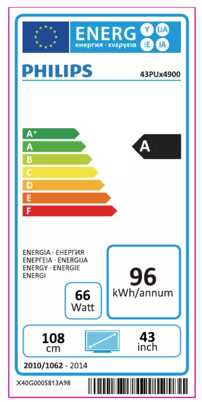 Imagen de la primera página del manual del dispositivo 43PUH4900