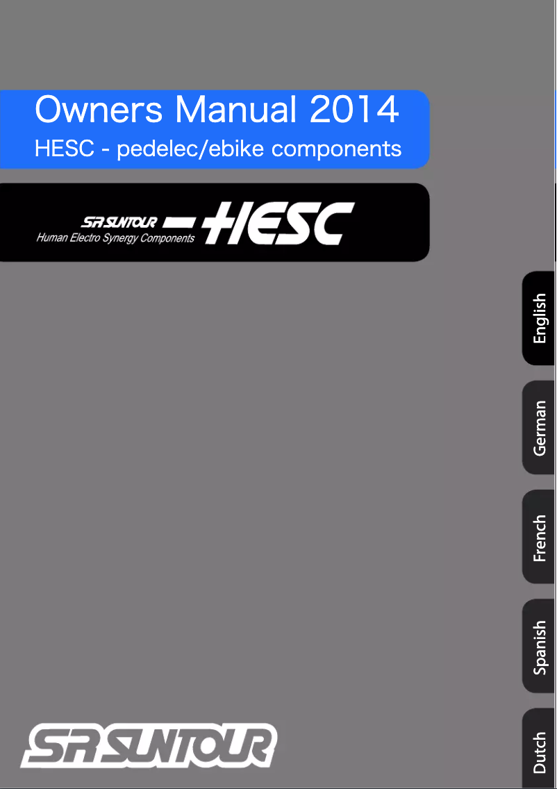 Imagen de la primera página del manual del dispositivo HESC