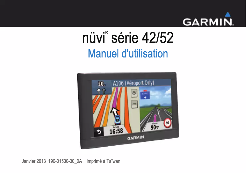 Página 1 del manual Manual de usuario Garmin nuvi 52LM
