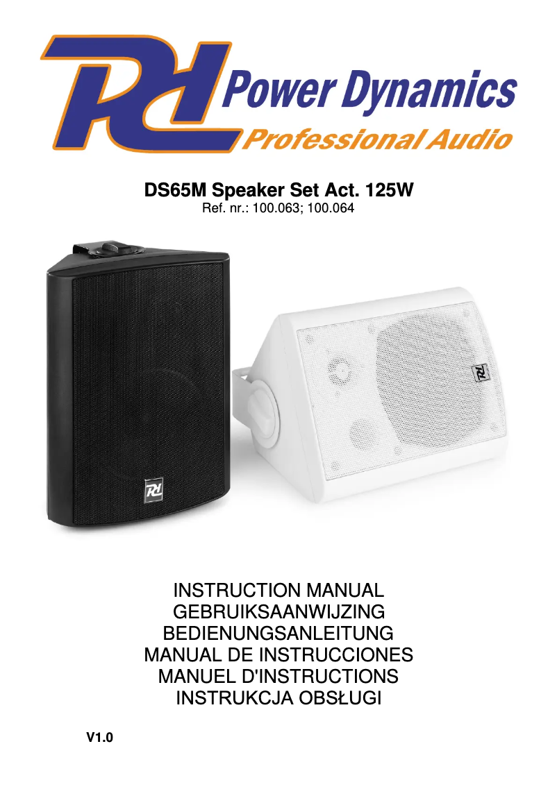 Imagen de la primera página del manual del dispositivo DS65MW