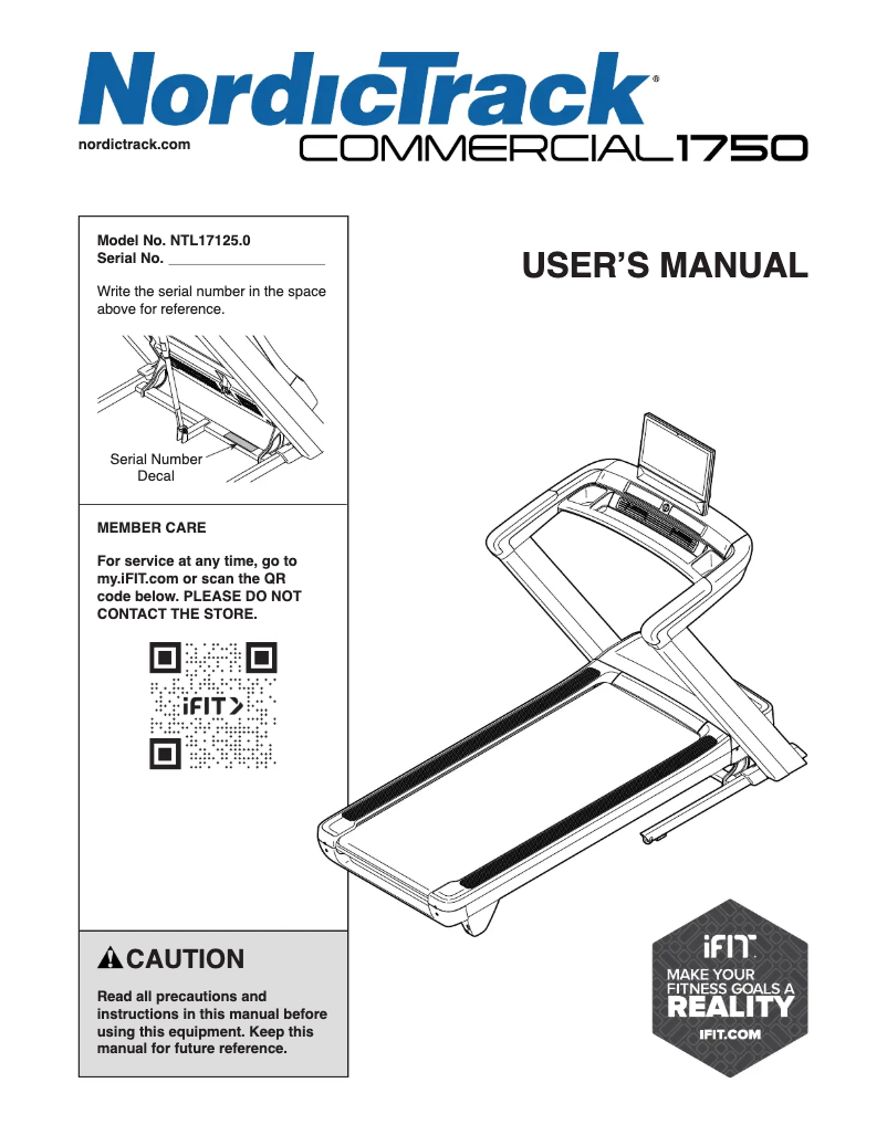Imagen de la primera página del manual del dispositivo Commercial 1750