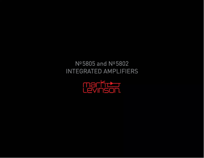 Imagen de la primera página del manual del dispositivo NO5805AM