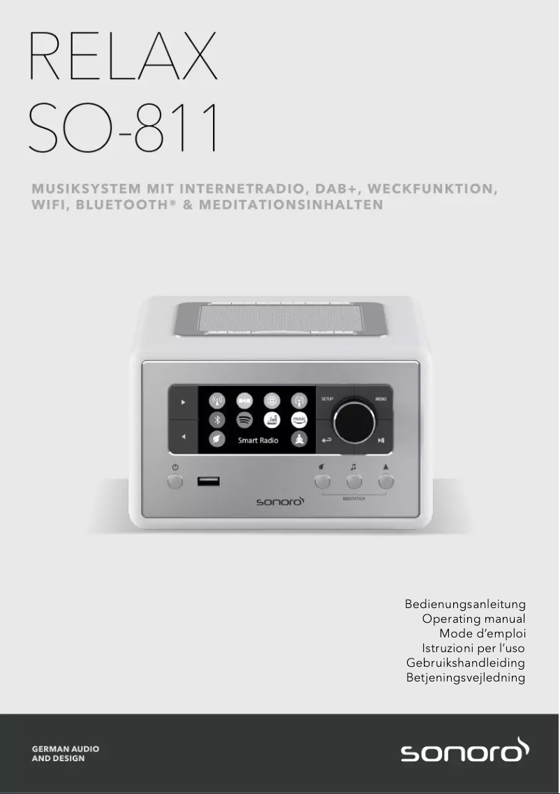 Imagen de la primera página del manual del dispositivo Prestige SO-331