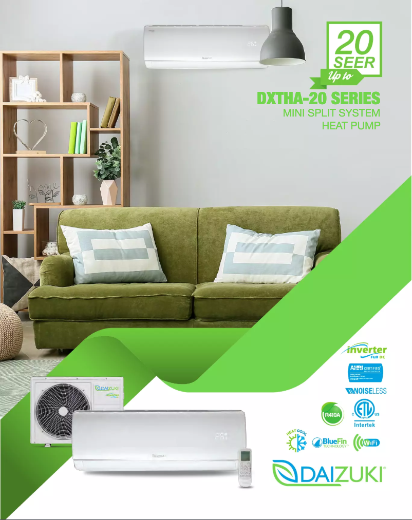 Página 1 del manual Ficha técnica Daizuki DXTH36X426A-17