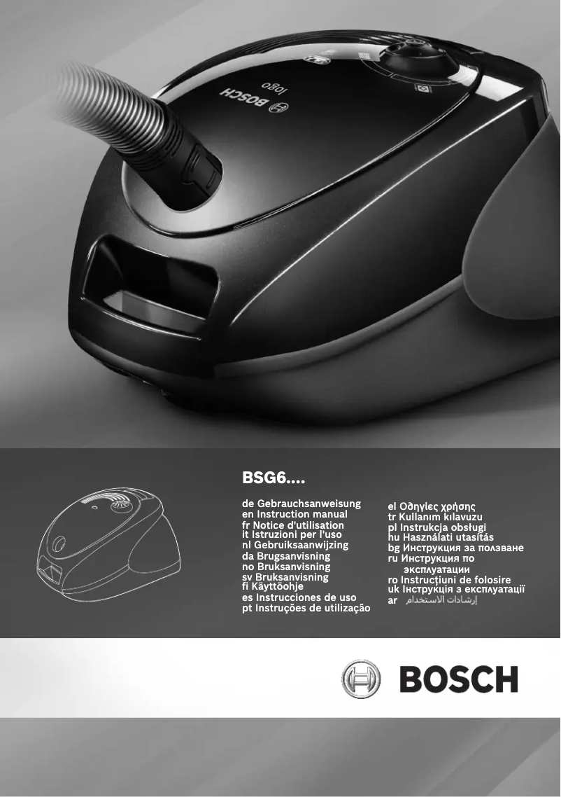 Página 1 del manual Manual de usuario Bosch BSG61839