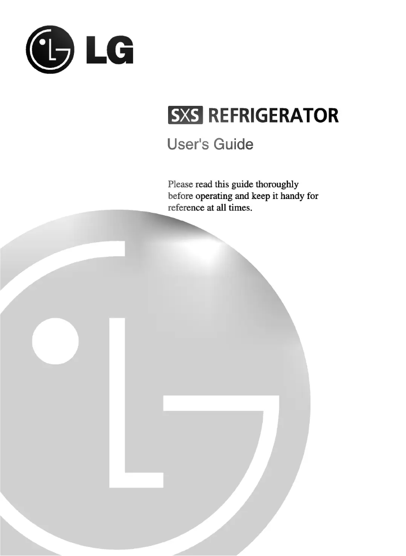 Imagen de la primera página del manual del dispositivo GR-B247DVZA