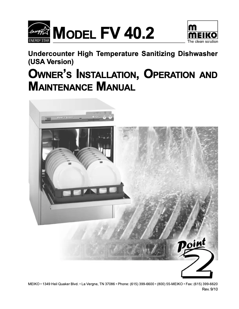 Imagen de la primera página del manual del dispositivo FV 40.2