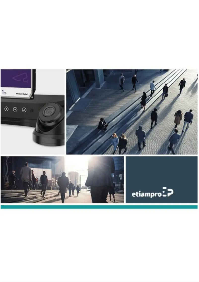 Página 1 del manual Información de garantía EtiamPro ECAMTVI201