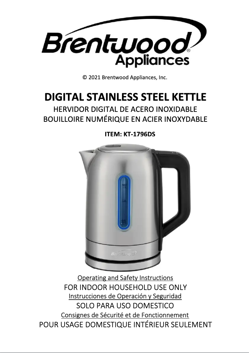 Imagen de la primera página del manual del dispositivo KT-1796DS