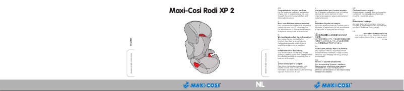 Imagen de la primera página del manual del dispositivo Rodi XP 2