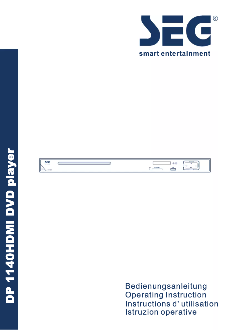 Imagen de la primera página del manual del dispositivo DP 1140HDMI