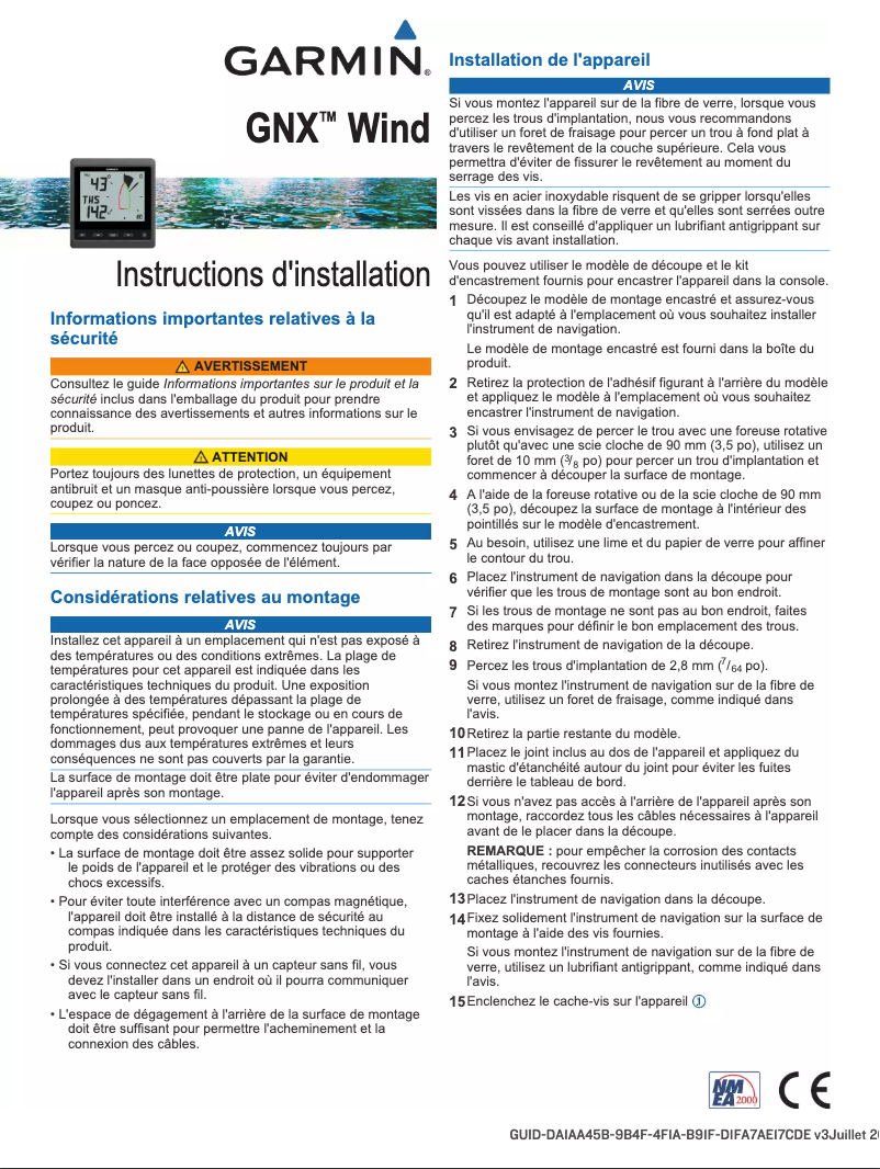 Página nº 1 - Manual de usuario Garmin GNX Wind