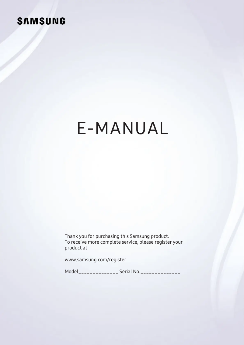 Imagen de la primera página del manual del dispositivo UN78KU7500FXZA