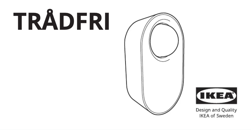 Imagen de la primera página del manual del dispositivo TRÅDFRI 703.704.65