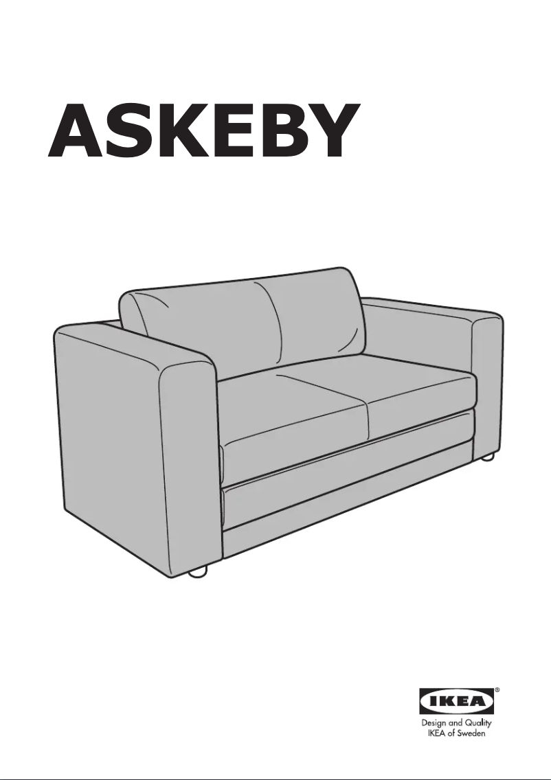Página 1 del manual Manual de usuario Ikea ASKEBY 505.148.46