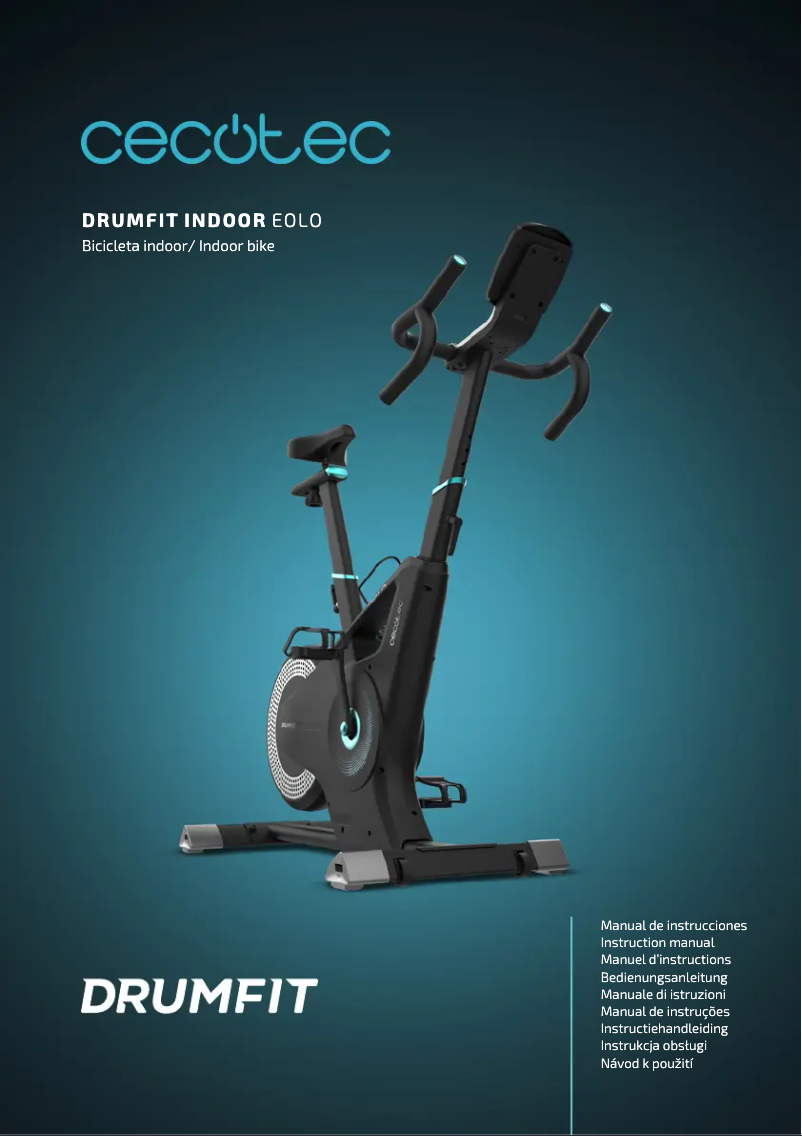 Página 1 del manual Manual de usuario Cecotec DrumFit Indoor Eolo