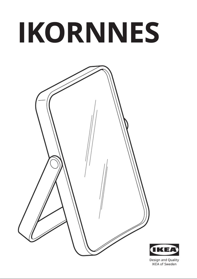 Página 1 del manual Manual de usuario Ikea IKORNNES 003.069.20