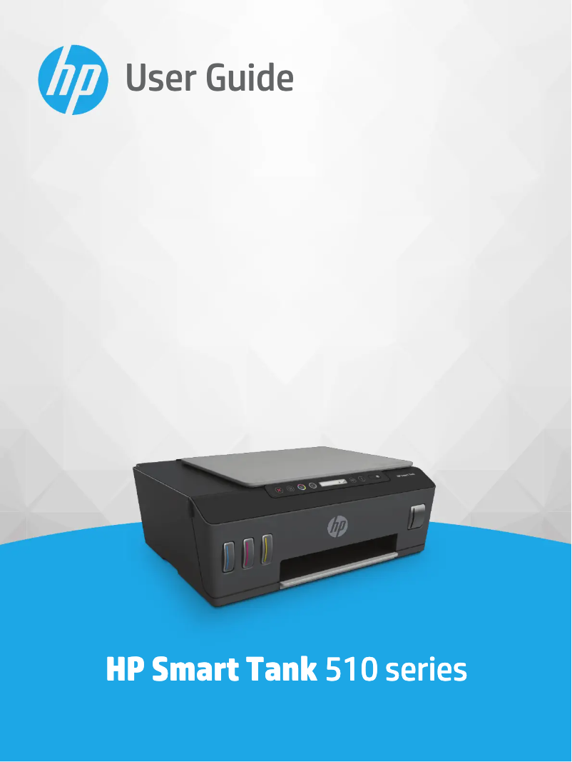 Imagen de la primera página del manual del dispositivo Smart Tank 519