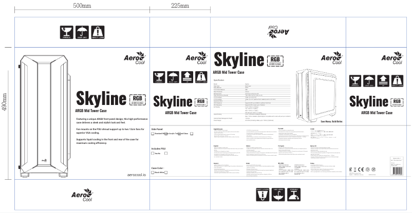 Imagen de la primera página del manual del dispositivo Skyline