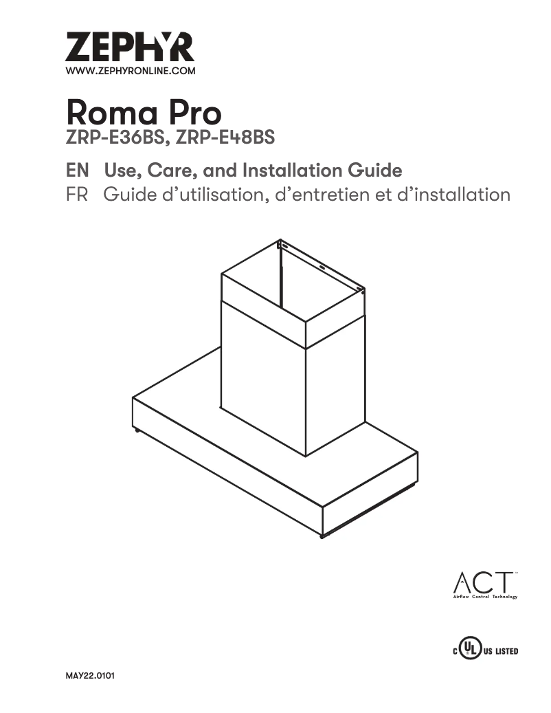 Página 1 del manual Manual de usuario Zephyr Siena Pro ZSP-E48BS