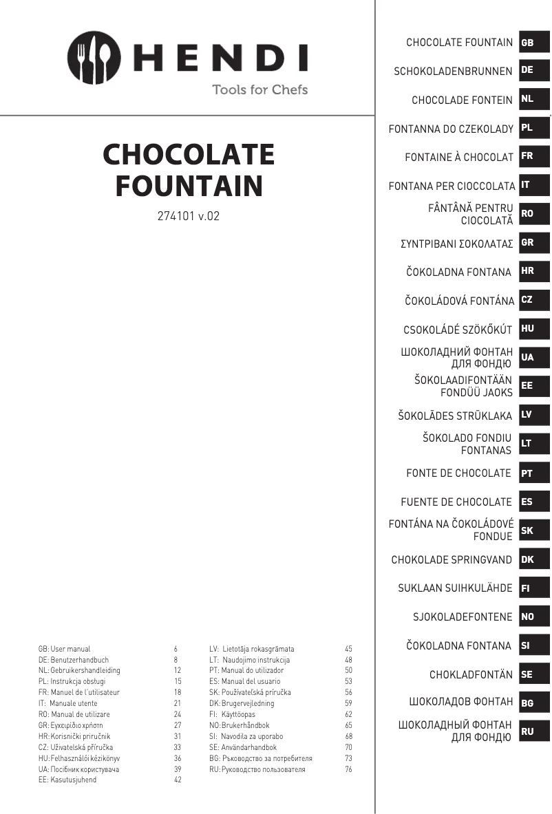 Imagen de la primera página del manual del dispositivo 274101