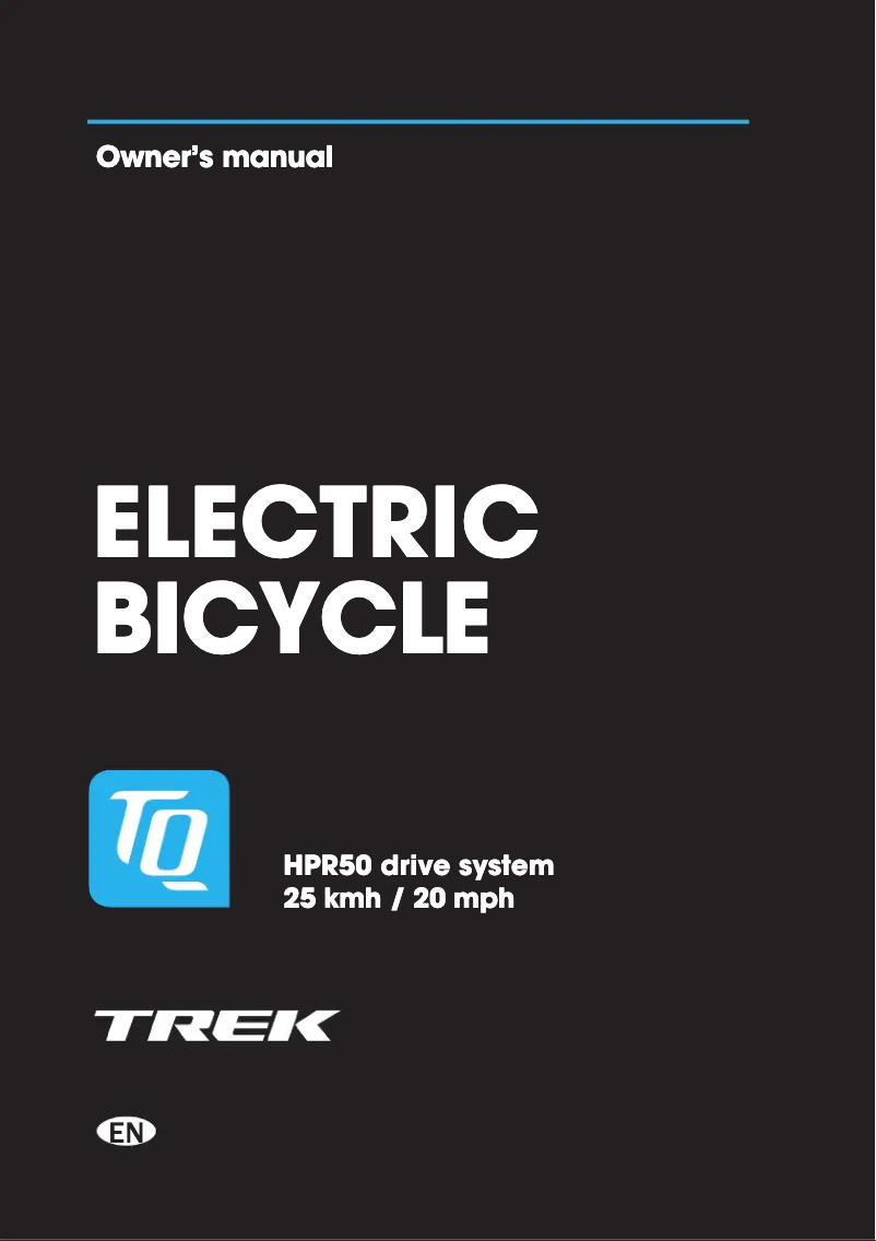 Imagen de la primera página del manual del dispositivo Domane+ SLR 6 AXS