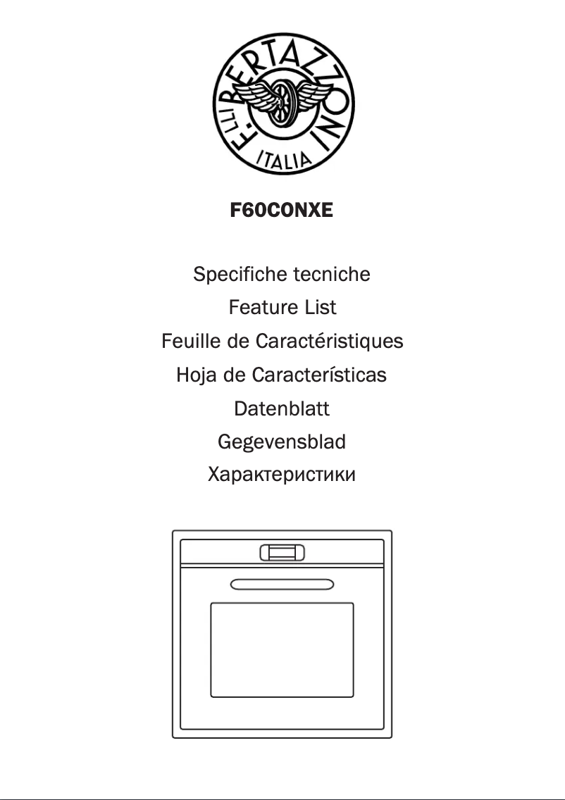 Página 1 del manual Manual de usuario Bertazzoni F60 CON XE/12