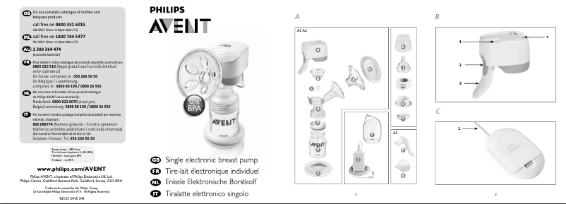 Página 1 del manual Manual de usuario Philips AVENT SCD282