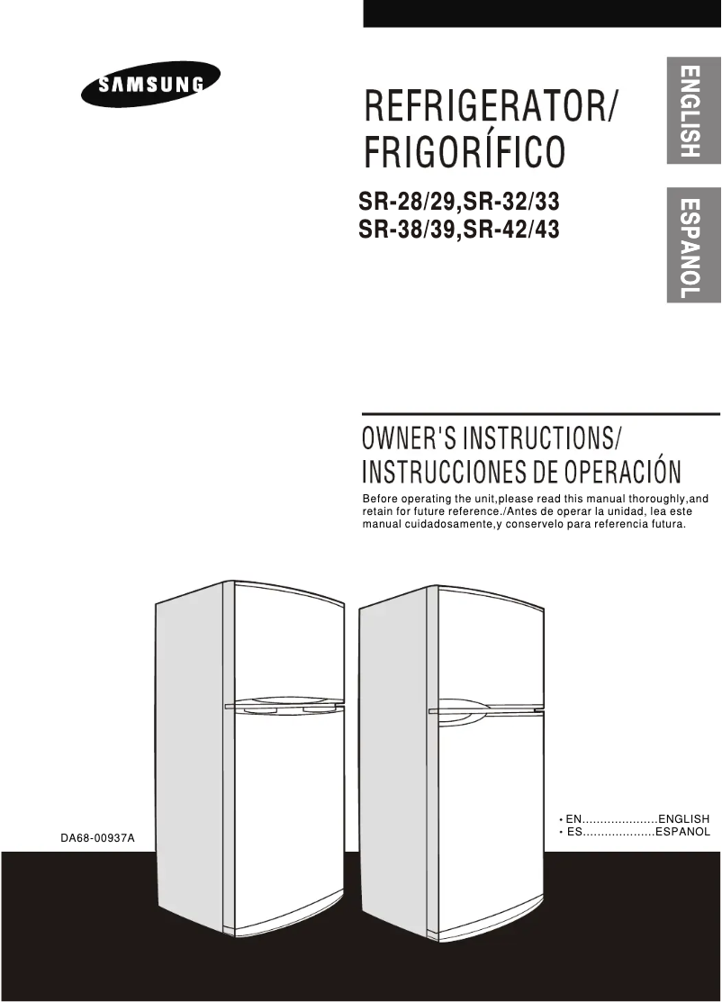 Imagen de la primera página del manual del dispositivo SR-28NMA