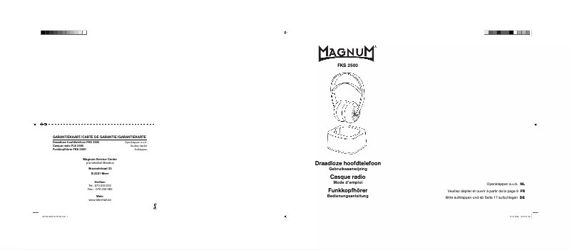 Imagen de la primera página del manual del dispositivo FKS2602