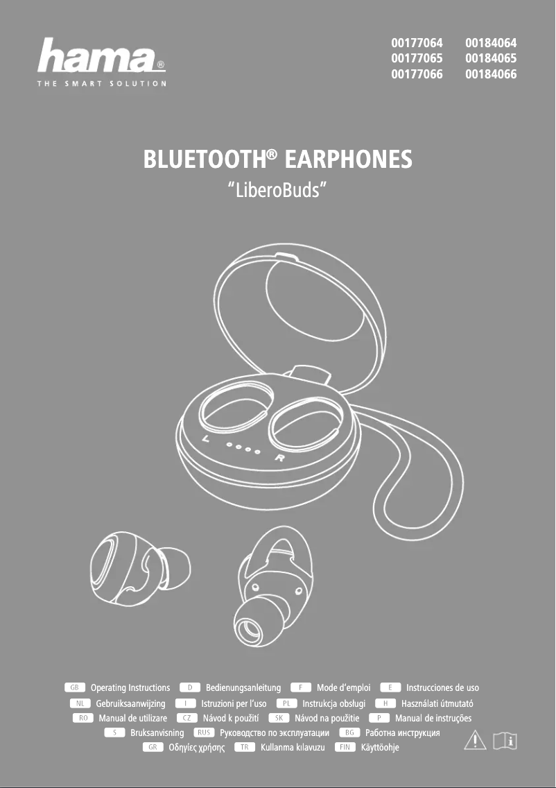 Imagen de la primera página del manual del dispositivo LiberoBuds