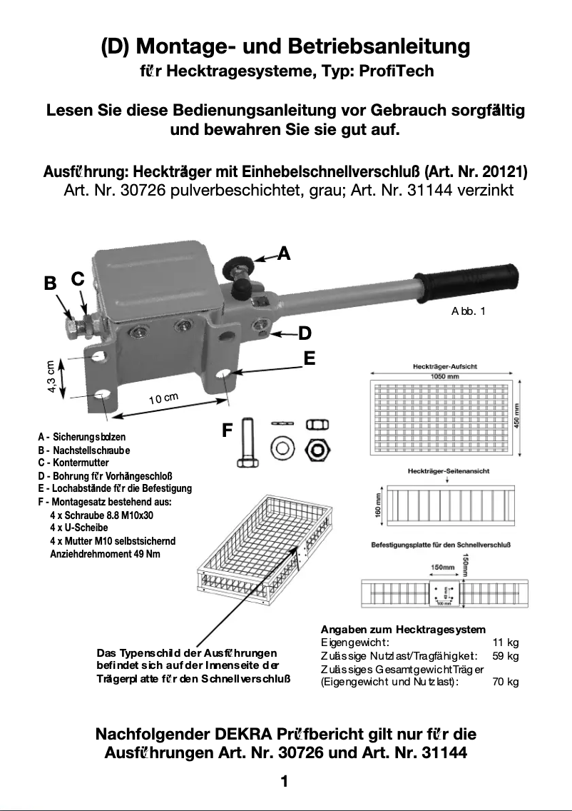 Imagen de la primera página del manual del dispositivo 20234