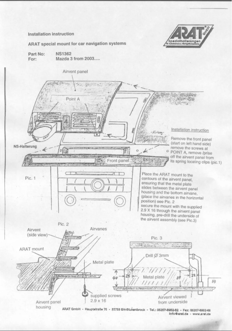 Imagen de la primera página del manual del dispositivo NS1362