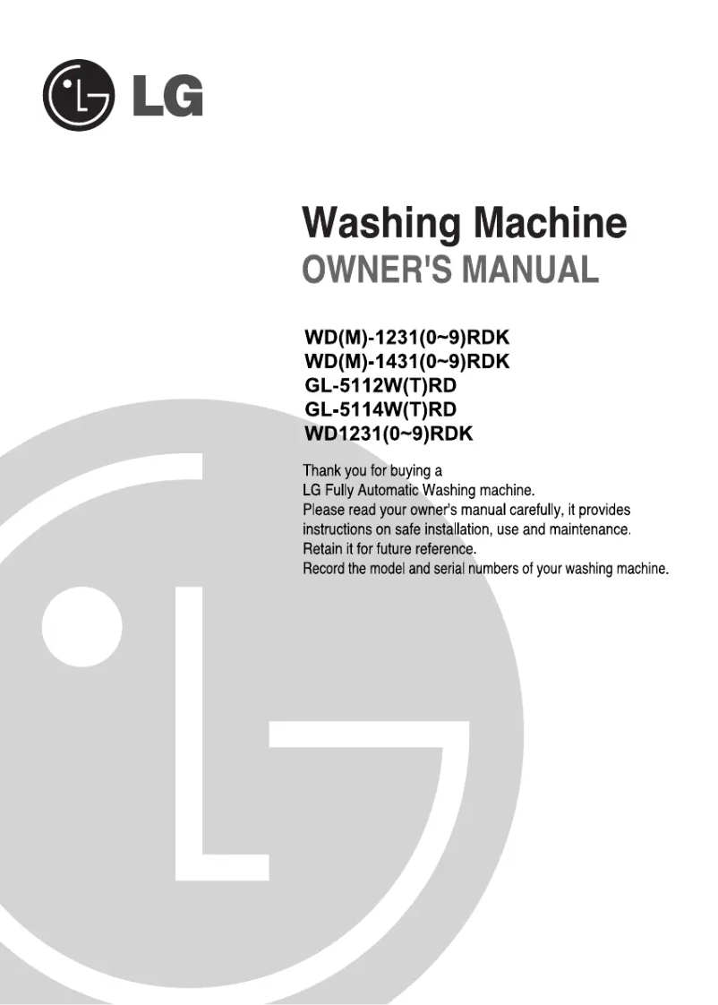 Imagen de la primera página del manual del dispositivo WD12317RDK