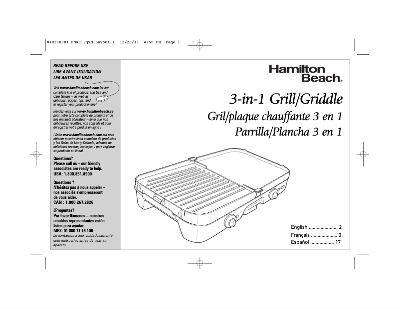 Imagen de la primera página del manual del dispositivo 38546