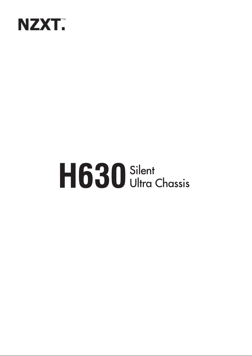 Página 1 del manual Manual de usuario NZXT H630