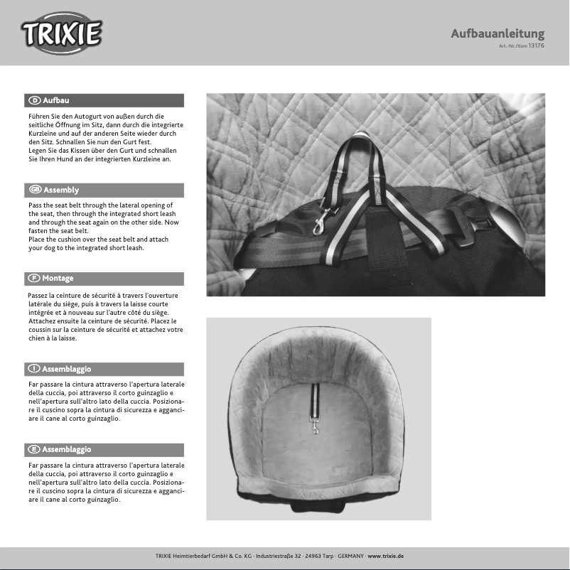 Página 1 del manual Manual de usuario Trixie 13176