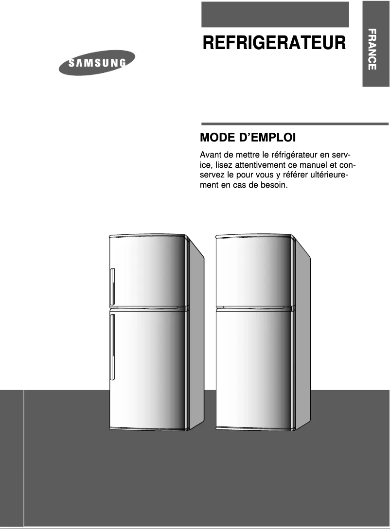 Página 1 del manual Manual de usuario Samsung RT37MBSS
