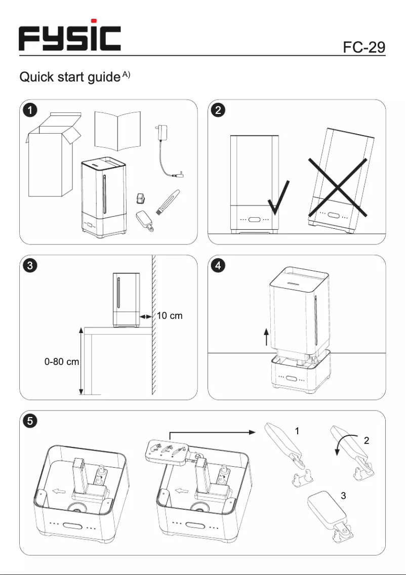 Página 1 del manual Manual de usuario Fysic FC-29