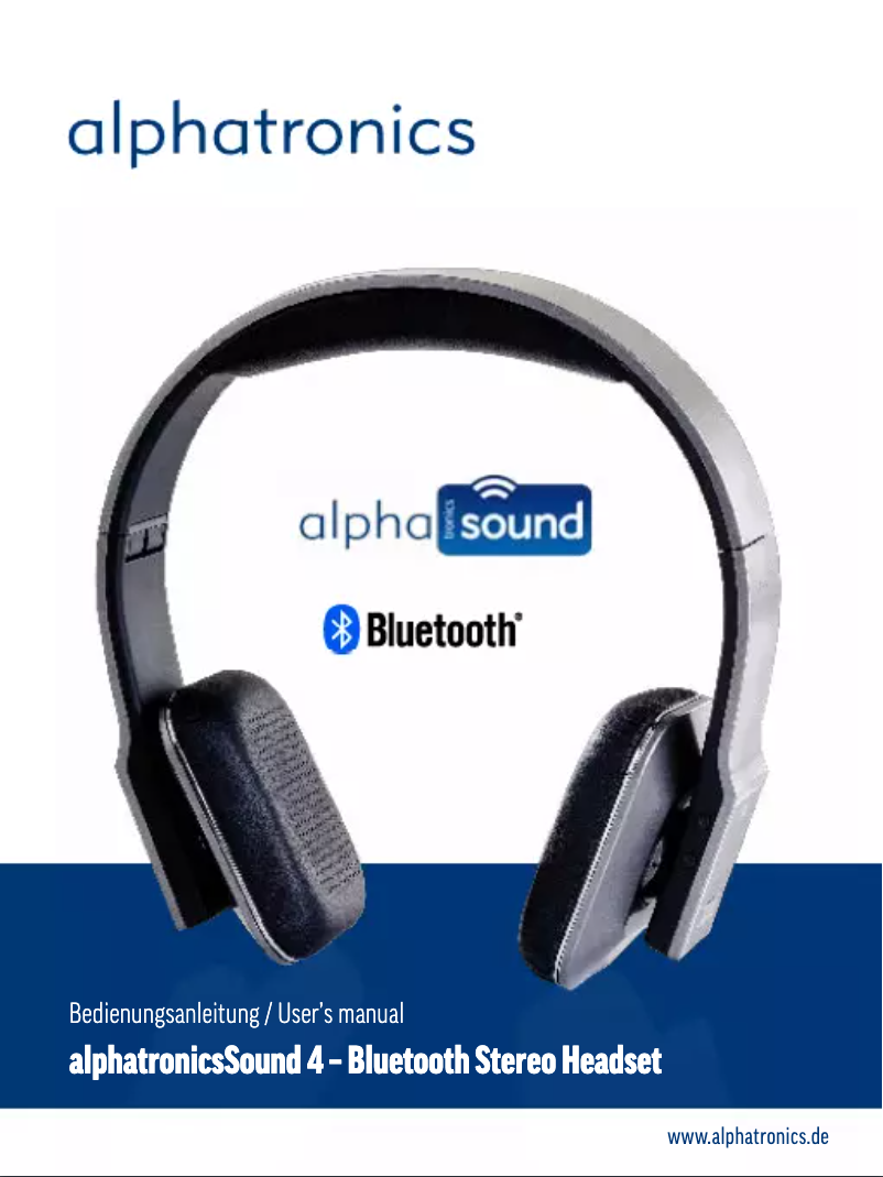 Imagen de la primera página del manual del dispositivo Sound 4