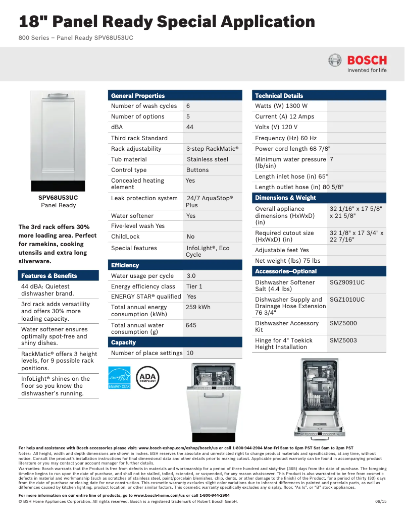 Imagen de la primera página del manual del dispositivo SPV68U5
