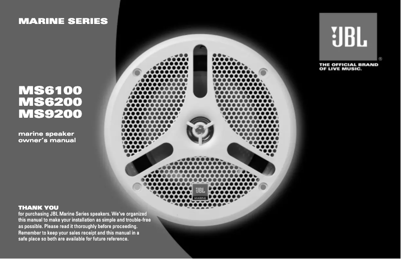 Imagen de la primera página del manual del dispositivo MS6200