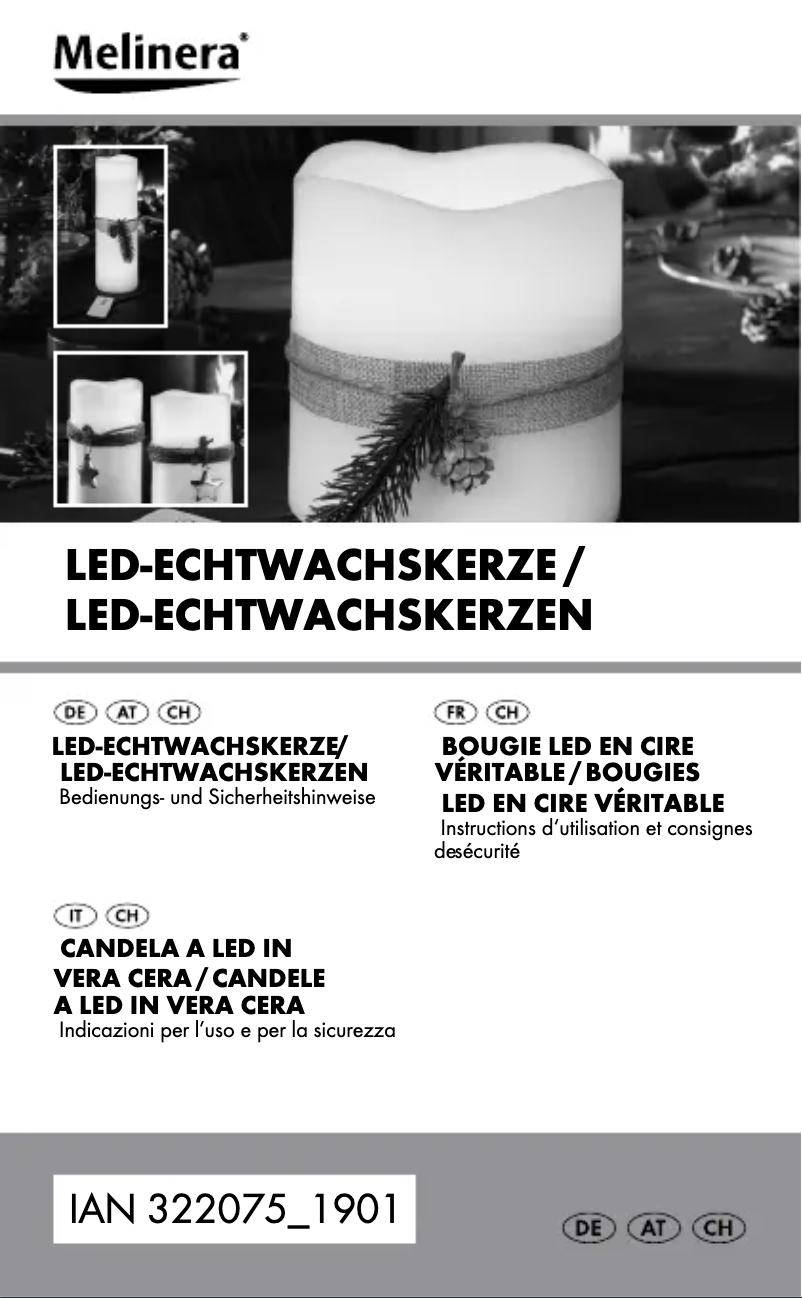 Página 1 del manual Manual de usuario Melinera HG02455