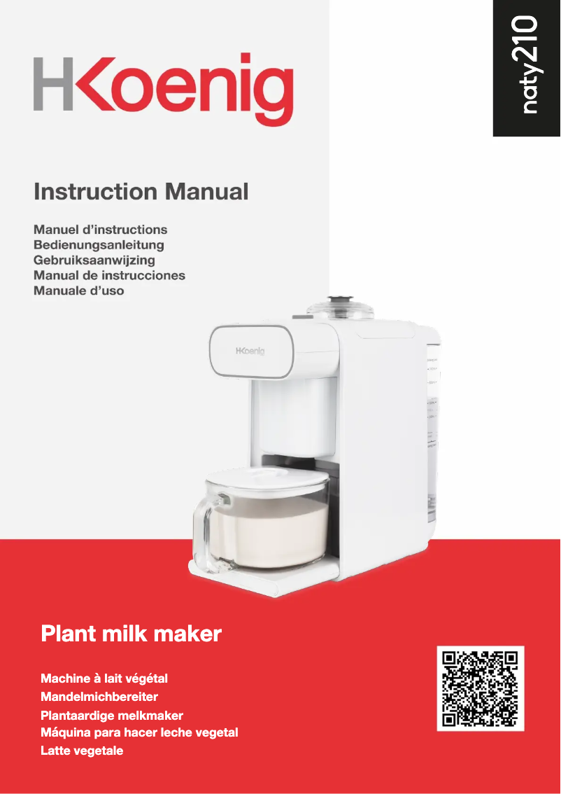 Imagen de la primera página del manual del dispositivo Naty210