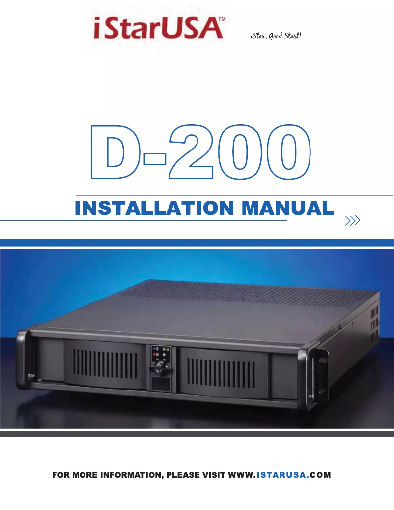 Imagen de la primera página del manual del dispositivo D-200L