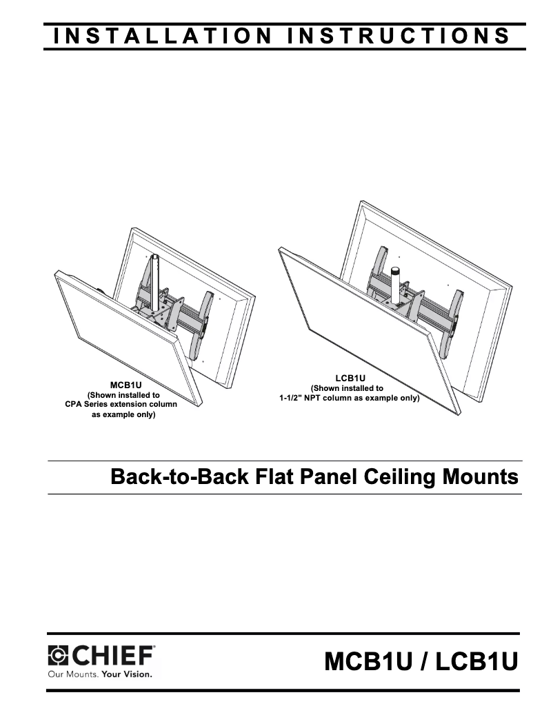 Imagen de la primera página del manual del dispositivo LCB1U